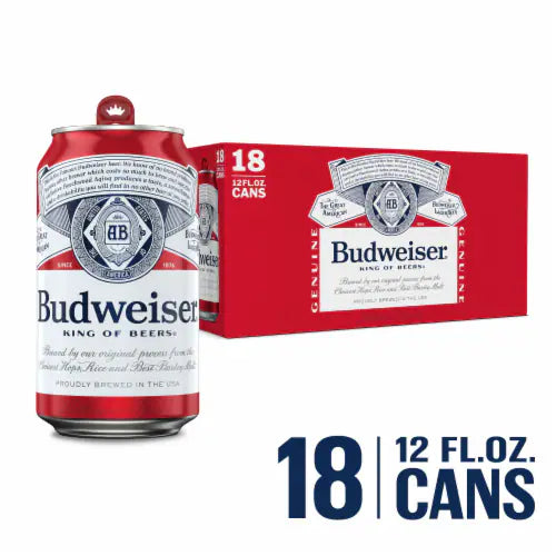 Budweiser 12oz 18 Pack Can