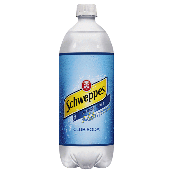 Schweppes Club Soda 1 Liter