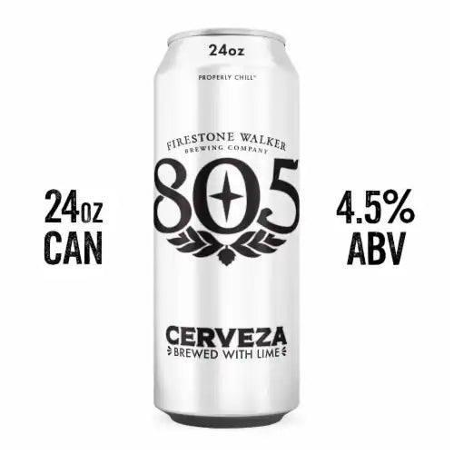 805 Cerveza Brewed With Lime 24oz Can