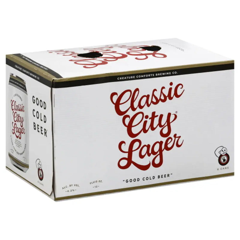 Creature Comforts Classic City Lager 16oz 4 Pack Cans