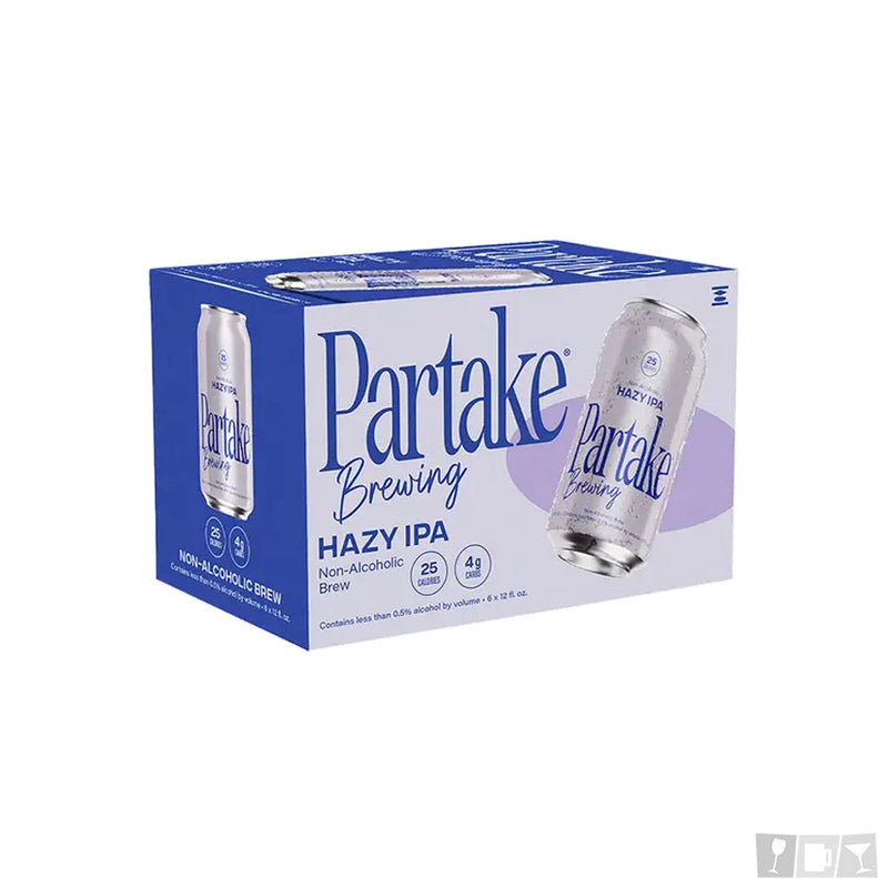 Partake Hazy Ipa Non Alcohoic 12oz 6 Pack Can