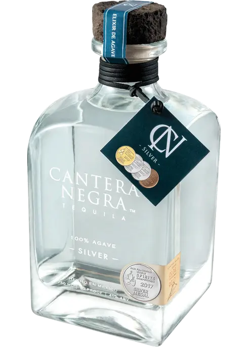 Cantera Negra Silver Tequila 750ml