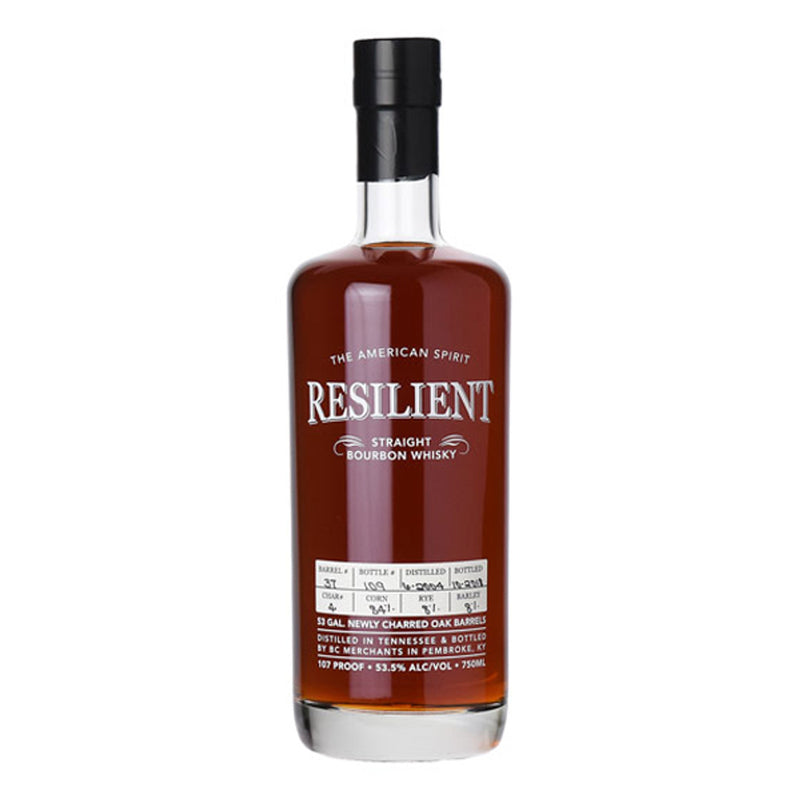 Resilient Bottled In Bond Straight Bourbon Whisky 750ml