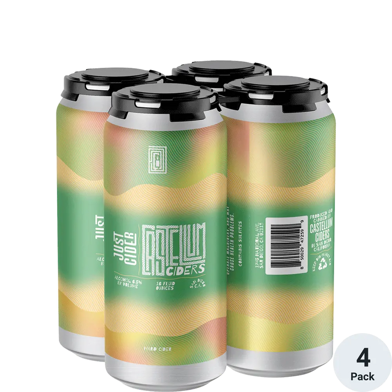 Castellum Cider Just Cider 16oz 4pack Cans