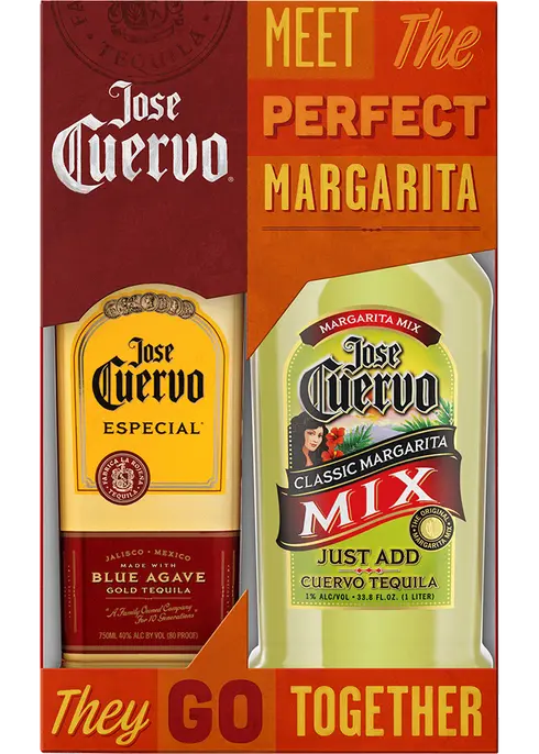 Jose Cuervo Gold Tequila 750ml +Jose Cuervo Mixer 750ml