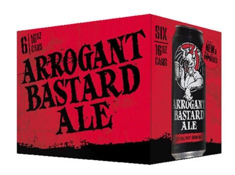 Stone Arrogant Bastard Ale 6pack Cans