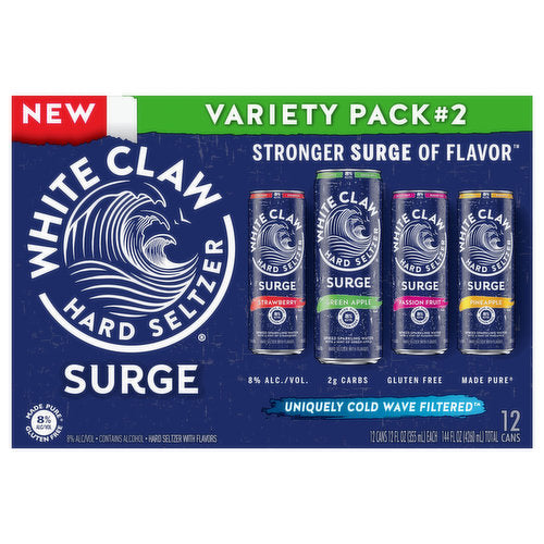 White Claw Surge Variety No 2 12oz 12 Pack Can