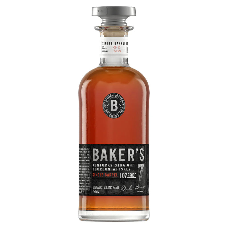 Bakers Kentucky Straight Single Barrel 7 Years Bourbon Whiskey 750ml