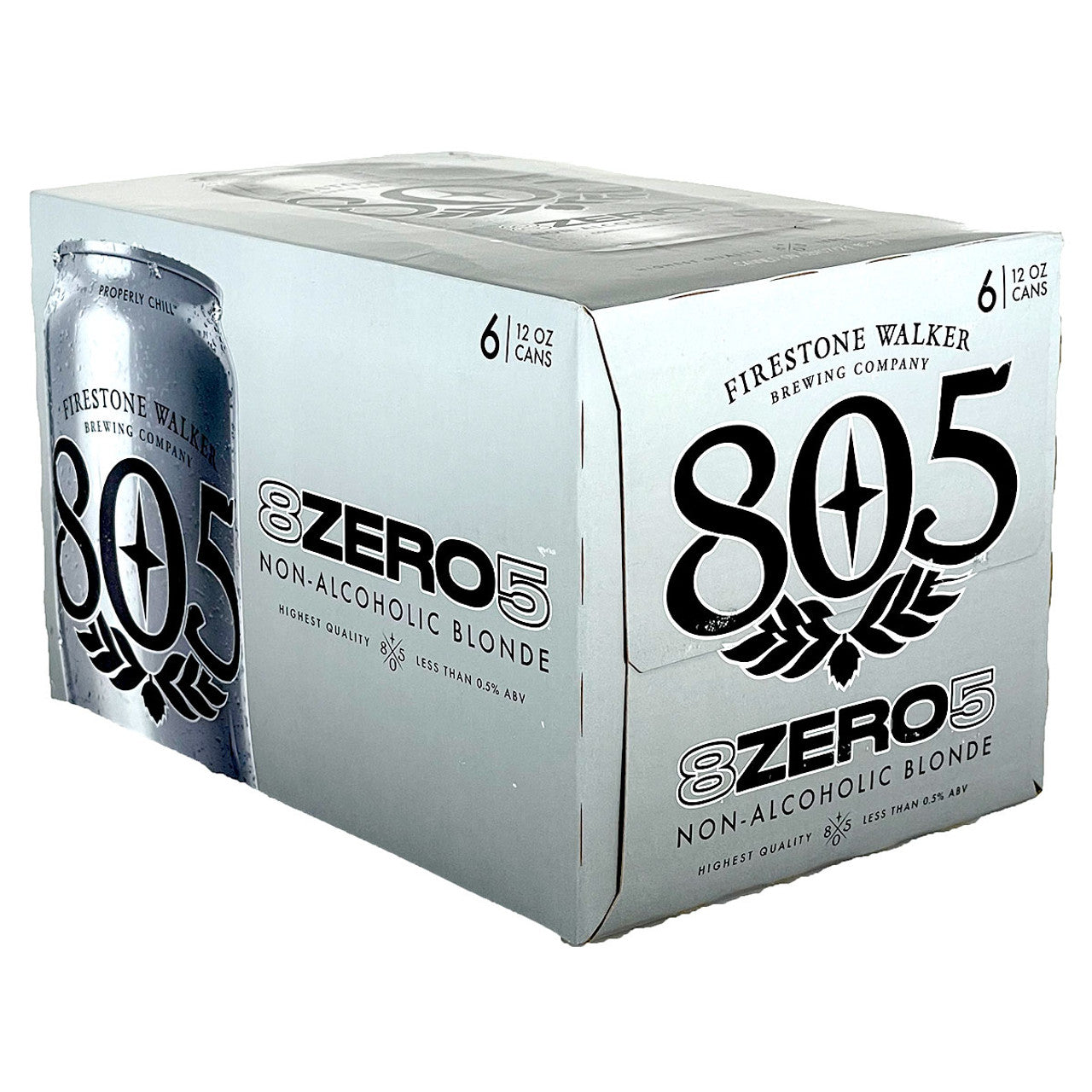 Firestone Walker 805 Zero Non Alcoholic Blonde 12oz 6 Pack Can ...