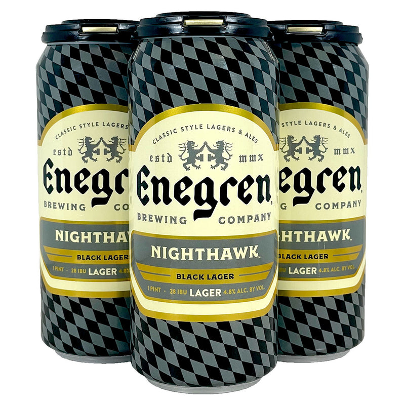 Enegren Nighthawk Black Lager 16oz 4pk Cans