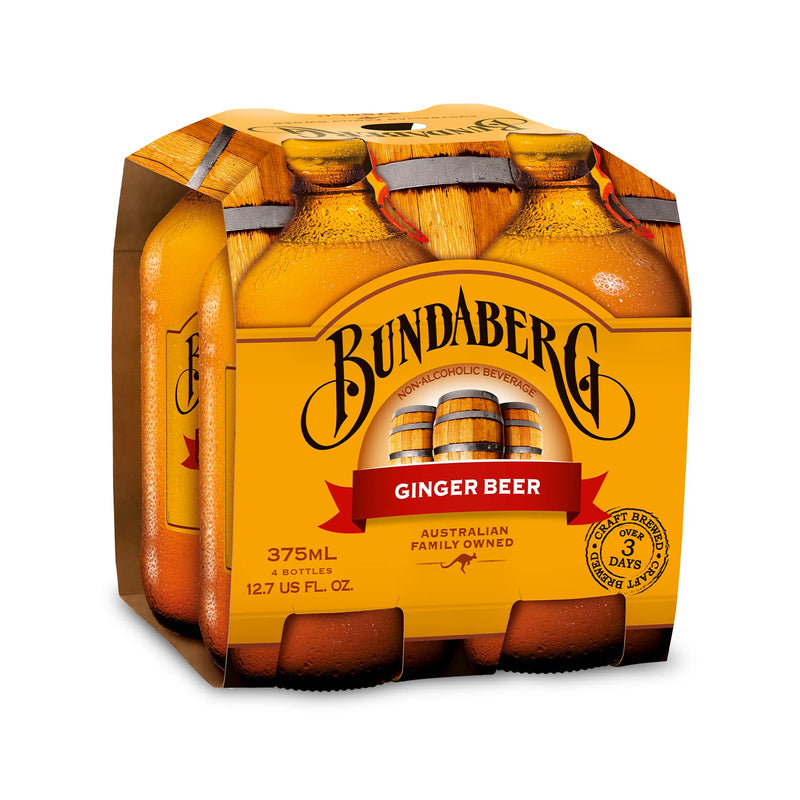 Bundaberg Ginger Beer 12oz 4 Pack Bottle