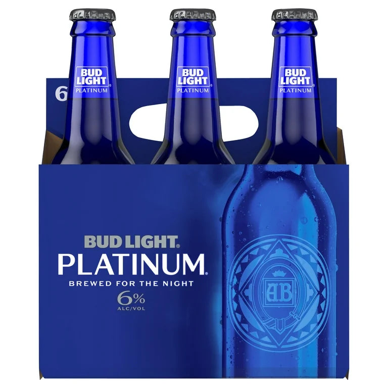 Bud Light Platinum 6 Pack Bottles