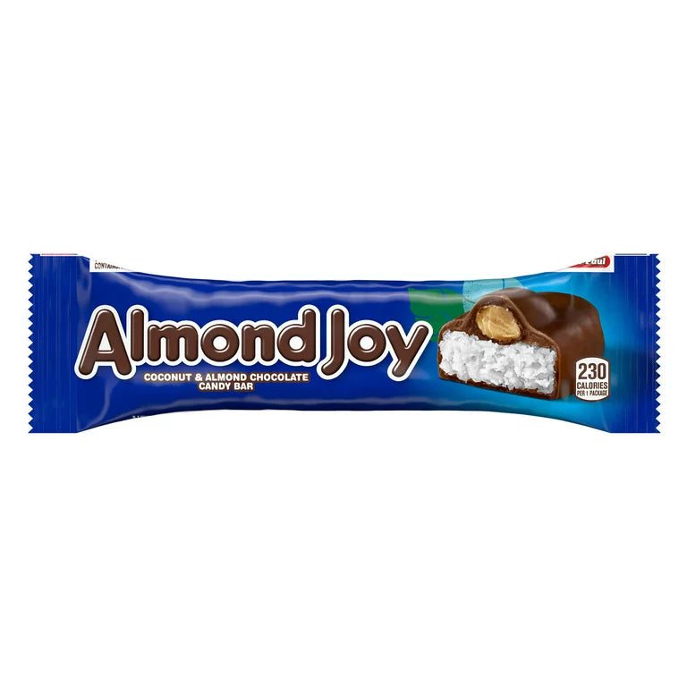 Almond Joy Coconut & Almond Chocolate Candy Bar Nt Wt 1.61 Oz (45g)