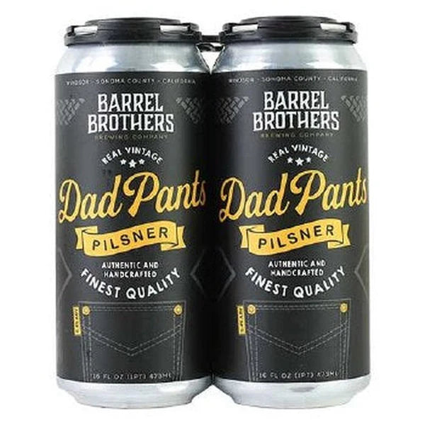 Barrel Brothers Dad Pants Pilsner 16oz 4pack Cans