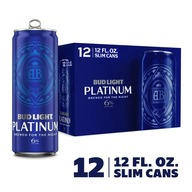 Bud Light Platinum 12 Pack Can