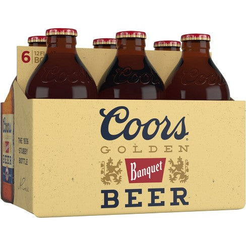 Coors Banquet 12oz 6 Pack Bottle