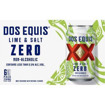 Dos Equis Lime & Salt Zero N\A 12oz 6pack