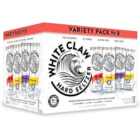 White Claw Variety Pack No.3 12 Pack Can