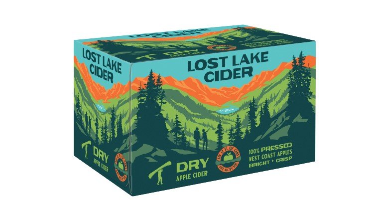 Lost Lake Dry Apple Ciderc12oz 6pack Cans