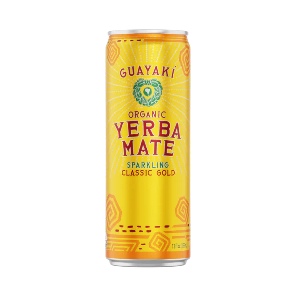 Guayaki Organic Yerba Mate Sparkling Classic Gold 12oz