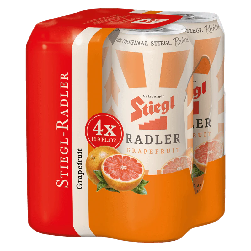 Stiegl-Radler Grapefruit 16oz 4 Pack Can (alc.2.2%)