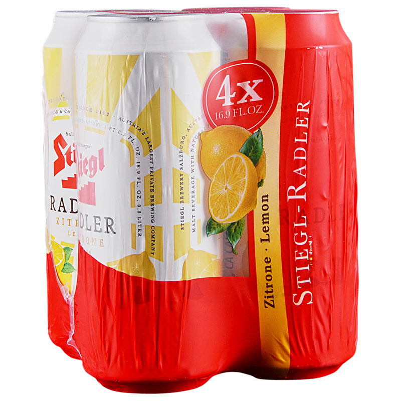 Stiegl-Radler Lemon 16oz 4 Pack Can (alc.2%)