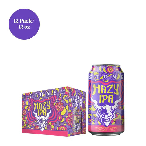 Stone Hazy Ipa 12oz 12 Pack Can