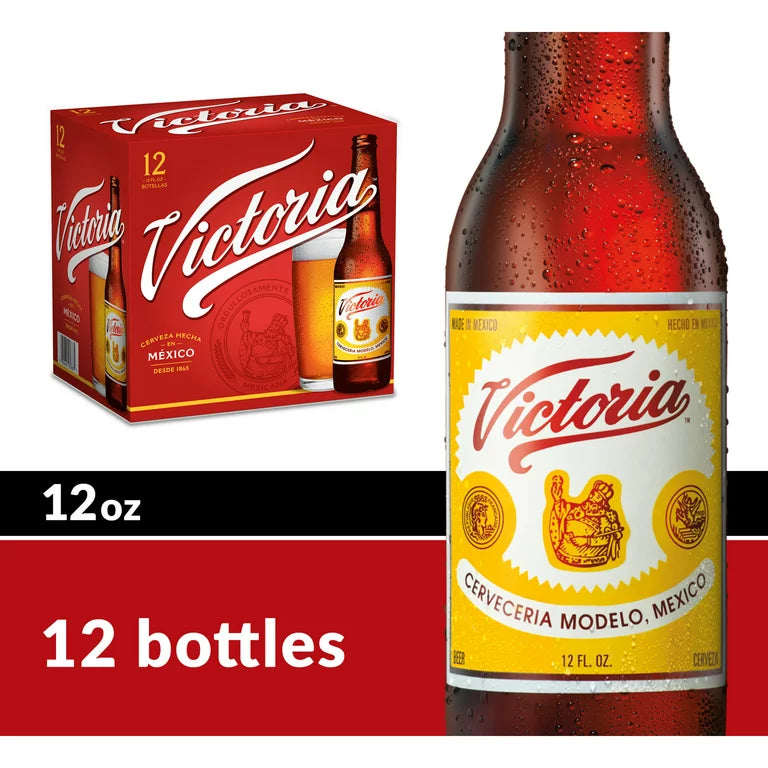 Victoria Cerveza De Mexico 12oz 12 Pack Bottles