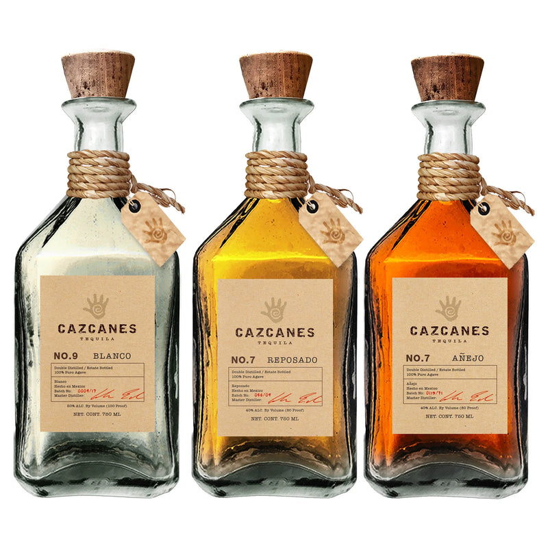 Cazcanes Blanco,Cazcanes Reposado and Cazcanes Anejo 750ml