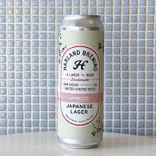 Harland Brewing Japnese Lager  19.2oz