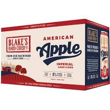 Blakes Hard Cider American Apple 12oz 6 Pack Can