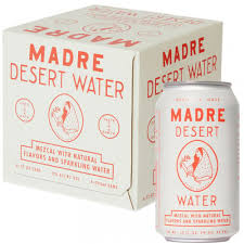 Madre Desert Water Mezcal With Natural Flavours And Sparkling Water 12oz 4pack