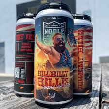 Noble Hillbilly Helles American Light Lager 4 pack can