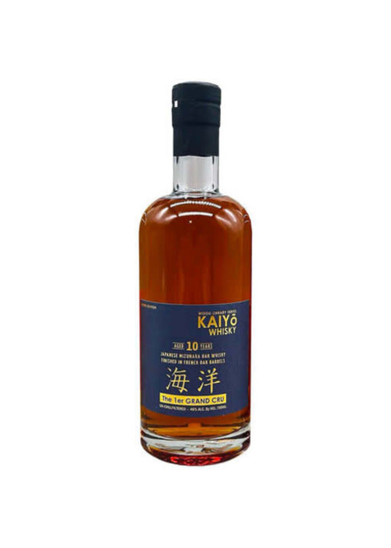 Kaiyo Whisky The 1er Grand Cru 10 year Japanese Mizunara Oak Whisky Finished In French Oak Barrels 700ml