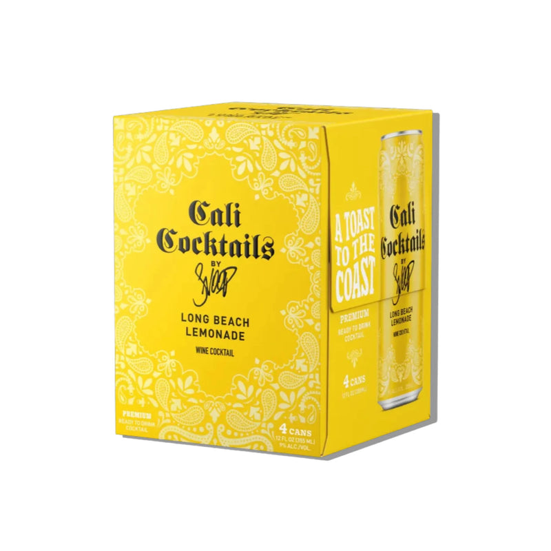 Cali Cocktails Long Beach Lemonade Wine Cocktails 12oz 4pack Cans