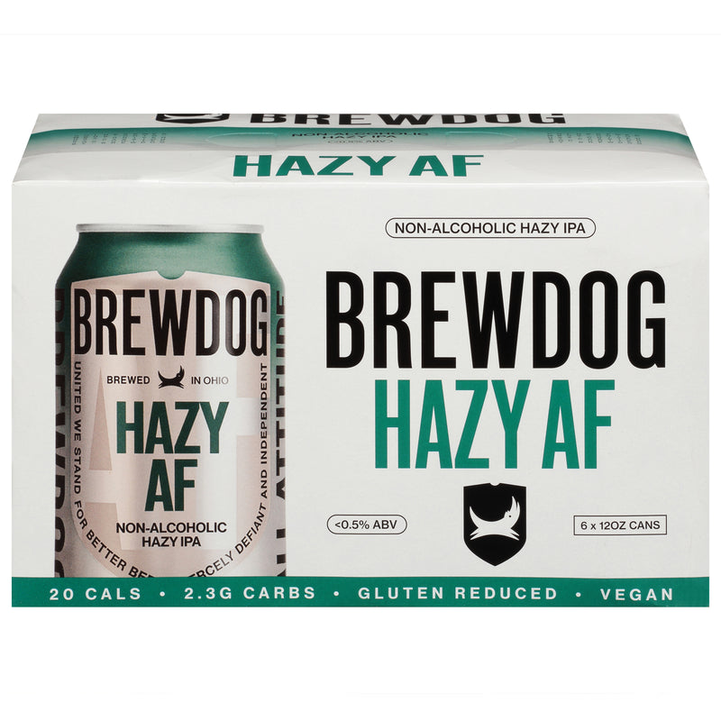 Brewdog Hazy Af Non Alcoholic 12oz 6 Pack Can